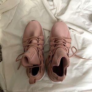 Cute pink puma sneakers